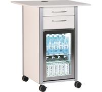 Estación de servicio y café con 1 frigorífico y 2 cajones