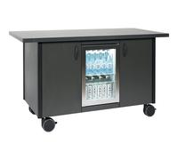 Estación de servicio y café con 1 frigorífico y 2 puertas