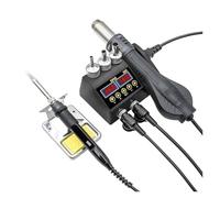 Estación de soldadura 2 en 1 8898 con pantalla digital, pistola aire caliente, herramienta reparación for teléfonos móviles, BGA, SMD, PCB, IC(8898 SET1,220/V)