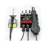 Estación de soldadura 2 en 1 con pantalla digital LCD, 220 V/110 V, 750 W, herramientas reparación teléfonos BGA, SMD y IC(110/V)