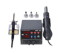 Estación de soldadura 8206 SMD 800 W, pistola calor 3 en 1 calentamiento rápido, interfaz USB, pantalla LED, soldador, estación retrabajo BGA(8206 KIT1)