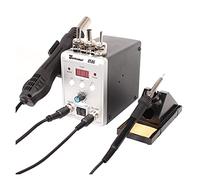 Estación de soldadura 8586 soldadores eléctricos 2 en 1 aire caliente SMD retrabajo soldadura desoldadora máquina de soldadura kit de herramientas de reparación (color: Set-6) (juego)