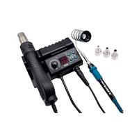 Estación de soldadura 882D LCD digital 2 en 1, 750 W, pistola aire caliente, soldador SMD for BGA, PCB, IC, herramientas reparación