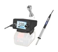 Estación de soldadura batería H4 4 en 1 con suspensión automática y ahorro energía, compatible puntas T12/C210/C245/C155 for herramientas(T115 SET)