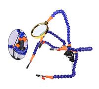 Estación de Soldadura con Brazos Flexibles para el Trabajo Exacto, 5 Herramienta de Helado Agrandamiento Armáuseas para la Reparación Modelo Aeronaves y Placa Circuito (con ventilador)