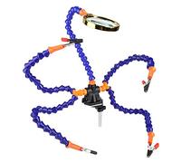 Estación de Soldadura con Brazos Flexibles para el Trabajo Exacto, 5 Herramienta de Helado Agrandamiento Armáuseas para la Reparación Modelo Aeronaves y Placa Circuito (No Fan)