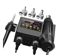 Estación de soldadura con pantalla digital, estación de soldadura y retrabajo de aire caliente para soldadura de teléfono celular, herramienta de reparación de desoldadura