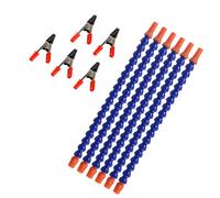 Estación de soldadura de abrazadera de mesa con 5 brazos flexibles, soporte de hierro, herramienta de soldadura manual de vidrio