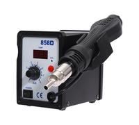 Estación de soldadura de aire caliente 858D, estación de desoldar de 700 W con 3 boquillas de aire, pantalla digital de 100 - 450 ℃, soldadura de aire caliente para escuela, laboratorio, soldadura,