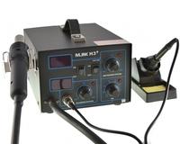 Estación de soldadura de aire caliente + Soldador con LCD + Accesorios (800W)