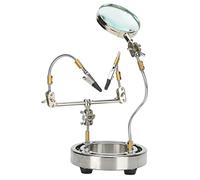 Estación de Soldadura de Helping Hands, Herramienta de Soldadura de Tercera Mano con 360 °, Base de Acero de Aleación de Alta Resistencia, Lupa, para Soldadura