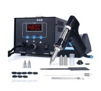 Estacion de Soldadura, Estación De Desoldar 948, Pistola De Succión De Estaño De 90W, Pistola Eléctrica Con Sa For Soldar Al Vacío For Reparación De Chips IC De Pines En Línea