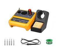 Estación de soldadura inalámbrica compatible con batería Dewalt de 20 V (sin batería), 90 W, kit de soldador con temperatura ajustable de 200 a 500 °C, pantalla LCD, 5 puntas de soldadura, bobina de