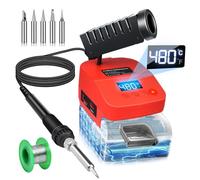 Estación de soldadura inalámbrica para batería Makita de 18 V máximo, visualización LCD digital eléctrica, estación de soldadura de calentamiento rápido, estación de soldadura para bricolaje,
