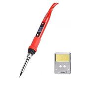 Estación de Soldadura, Kit de soldador eléctrico, pluma de soldadura Digital LCD, soldador BGA, lápiz de estaño de punta de soldador de soldadura for el hogar DIY 80W(Red908S KIT1)