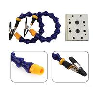 Estación de soldadura manual flexible de tercera mano, kit de herramientas de soldadura de tercera mano, abrazadera de tercera abrazadera, accesorios de soporte de PCB, base de aluminio