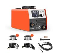 Estación de Soldadura, Máquina De Soldadura Semiautomática 3 In1MIG, Soldadora De Inversor De Gas MMA Arc MIG TIG, Máquina De Soldadura(With 1.5KG Wire)