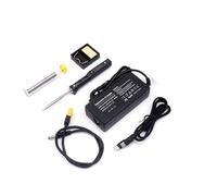 Estación de Soldadura, Mini soldador eléctrico Digital de 65W, pantalla LCD programable, estación de soldadura Digital de temperatura ajustable(B2 Tips with Supply)