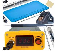 ESTACIÓN DE SOLDADURA PARA GRANAS T12 CON CALENTADOR INTEGRADO + 2 x GOTA BC4 D24 MATE