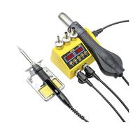 Estación de soldadura retrabajo SMD 8898, soldador aire caliente 2 en 1 con pantalla LCD digital, herramienta reparación circuitos integrados BGA y PCB(WM-8889 2IN1,220/V)