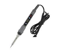 Estación de Soldadura, Soldador eléctrico, pantalla Digital de temperatura ajustable de 80W con interruptor, Kit de herramientas de reparación de calor for soldadura, herramientas de soldadura(Nero)