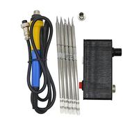 Estación de soldadura, T12-942 Estación de hierro soldado Herramientas eléctricas Soldadura Controlador temperatura con mango 907(SET5,White handle)