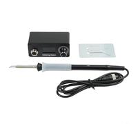 Estación de soldadura T12 con pantalla digital y temperatura ajustable, salida de potencia de 72 W y apagado automático, sin fuente de alimentación