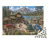 Estación de Suministros del Parque Nacional Puzzle 1000 Piezas Adultos Y Niños,Premium,Cartón,Deco Pared,Regalo Ideal,14 Años+,Rompecabezas,Desafío,Anti-estrés,Relax,Reto,Educativo 52x38cm