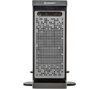 Estación de trabajo de doble formato y caja de rack IDC 4U (negro/plateado) - UNYKACH