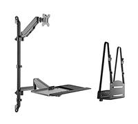 Estación de trabajo para montaje en pared - soporte para monitor teclado soporte de pared - estación de trabajo