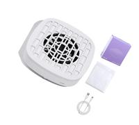 Estación De Uñas Profesional Colector Polvo Luz ABS Aspiradora Modo Trabajo Silencioso Para Espacios Trabajo Limpios Colector Polvo