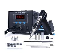 Estación desoldadora con pistola de succión estaño WEP 948 90 W apagado automático, visualización temperatura precisa variable en ºC/°F y modo suspensión