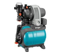 Estación doméstica de abastecimiento de agua 3000/4 eco Classic de GARDENA: bomba con disyuntor térmico, válvula antirretorno, conexión/desconexión automática, 650 W, caudal máx. 2800 l/h (1753-20)