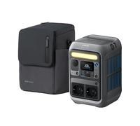 Estación eléctrica portátil Anker SOLIX C300 + funda protectora, batería LiFePO4 de 288 Wh multipuerto, generador solar de 300 W, para camping, viajes y emergencias (panel solar opcional).