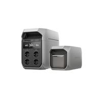 Estación eléctrica portátil EF EcoFlow DELTA 3 Plus con batería adicional, 2k Wh de capacidad, energía de respaldo ampliable para acampar, emergencias en el hogar