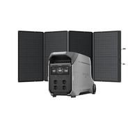 Estación eléctrica portátil EF EcoFlow DELTA Pro 3 con panel solar de 400 W, batería LFP de 4096 Wh, capacidad extensible hasta 12 kWh, 4000 W de potencia de salida de CA, generador solar