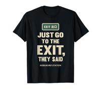 Estación Ikebukuro Salida Kanji Japón Tokio Tren Humor Viajes Camiseta