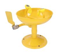 Estación Lavaojos de Pared, Cómoda Estación Lavaojos con Flujo de Agua. Cabezales de Ducha Dobles para Uso de Emergencia