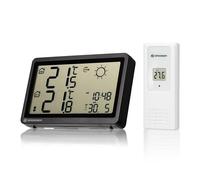 Estación meteorológica Bresser Meteo Temp HZ pantalla grande sensor exterior