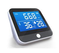 Estación meteorológica con detector de co2. pantalla táctil y 3 velocidades. tiene modo auto de forma que puede programar su velocidad en función de la calidad del aire.