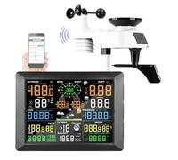 Estación meteorológica Estación Meteorológica Profesional 0310, Internet inalámbrico con Sensor for exteriores, medidor de lluvia, pronóstico del tiempo inteligente, medidor de viento