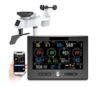 Estacion Meteorologica Exterior, 0371 Estación meteorológica Sensor exterior Pronóstico del tiempo Detector base Interior AQI PM2.5 PM10 Co2 Monitor