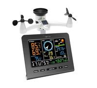 Estación Meteorológica For Interiores Y Exteriores Con Termómetro Digital, Sensor De Velocidad Y Dirección Del Viento, Termómetro E Higrómetro.(915 MHz)