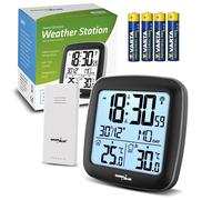 Estación meteorológica inalámbrica GreenBlue GB542 con sensor exterior (4 pilas)