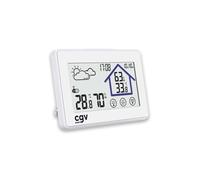 Estación meteorológica inalámbrica MY METEO-1BM con sensor | Termómetro Higrómetro Barómetro | Interior/Exterior | Pantalla LCD con control táctil