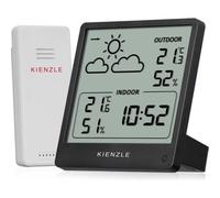 Estación Meteorológica Kienzle Slim Inalámbrica Interior Exterior Alarma Fecha