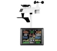 Estación Meteorológica Profesional 0310 Internet Inalámbrico con Sensor Exterior Pluviómetro Pronóstico de Vida Inteligente Viento,Predecir con precisión