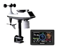 Estación meteorológica Sensor exterior inalámbrico Medidor de lluvia Temperatura profesional Humedad Pronóstico del tiempo viento En tiempo real(Q9 Plug)