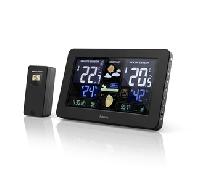 ESTACION METEREOLOGICA HAMA PREMIUM PRONOSTICO DEL TIEMPO TEMPERATURA HUMEDAD RELOJ DCT USB CARGA PA 00186380
