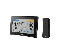 ESTACION METEREOLOGICA HAMA TOUCH PRONOSTICO DEL TIEMPO TEMPERATURA HUMEDAD RELOJ DCF TACTIL COLOR N 00186314